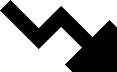 Arrow Trend Down Svg Line Art, Free Vectors File